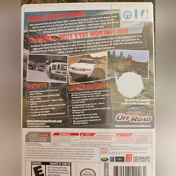 Wii Ford Off Road game - Picture 4 of 4